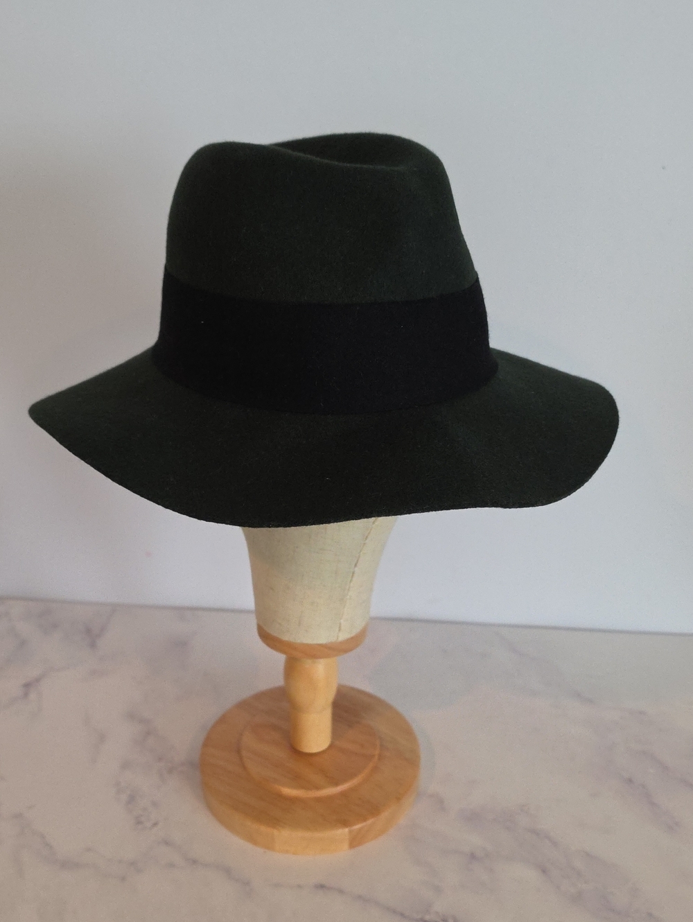 Zara Wide Brim Felt Fedora Hat